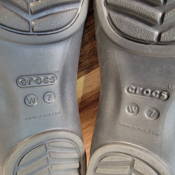 CROCS Kelli Black Ballet Flats Size 7 - Picture 14 of 15